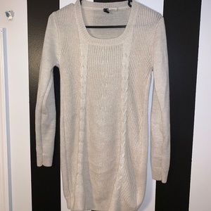 Cream Sweater Dress